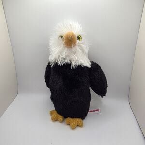 Aurora World "Liberty" bald eagle plush toy from the Mini Flopsie collection